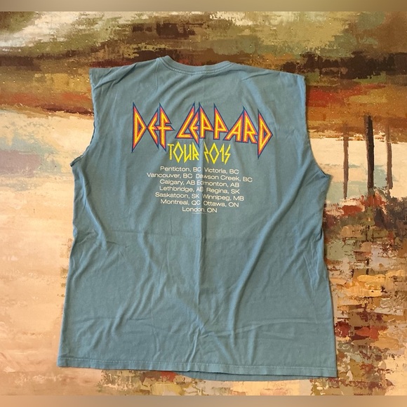 VINTAGE - Def Leppard Concert Tee - Picture 5 of 8